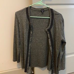 Rafaella Grey Cardigan